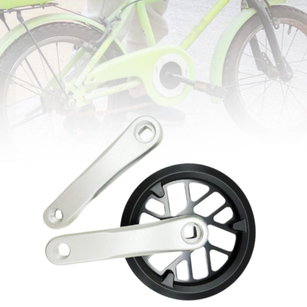 Kids Bike Crankset Crank Set 32T Bike Crank Arm Set Square