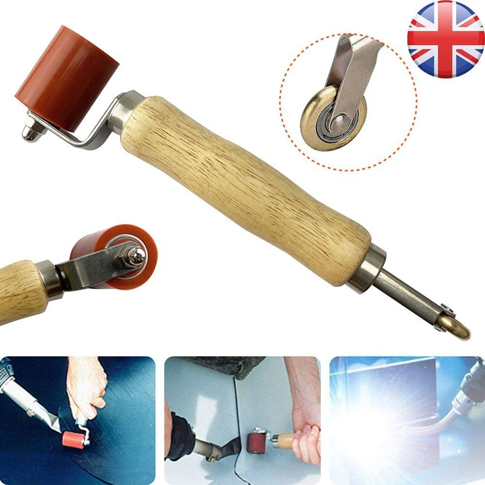 Silicone Seam Roller Red Brass Penny Combination 40mm EPDM Combi Roofing Tool UK