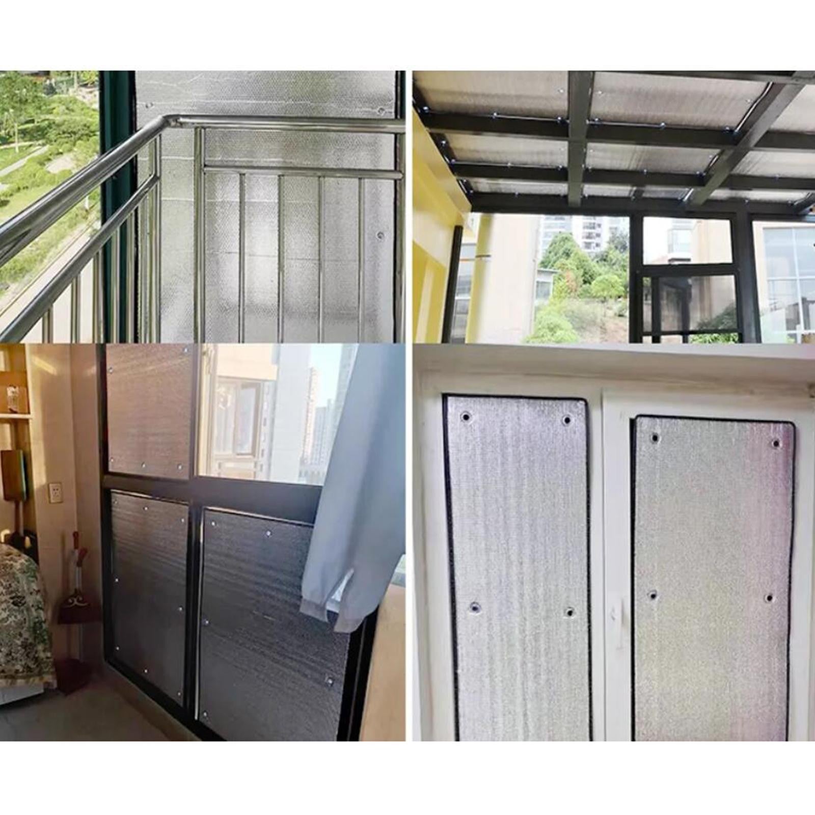 Blackout Window Film Aluminum Foil Insulation Film Heat Reflective Glass Privacy