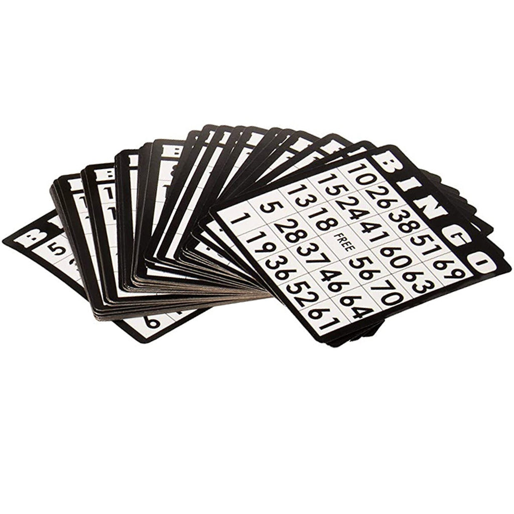 Traditional Bingo Set Wire Cage Bingo Ball Lotto Game Party Card Marker Ticket