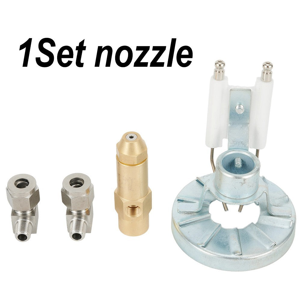 Waste Oil Burner Nozzle Siphon Air Atomizing Spray Nozzle Electrode  0.5-2.0mm.