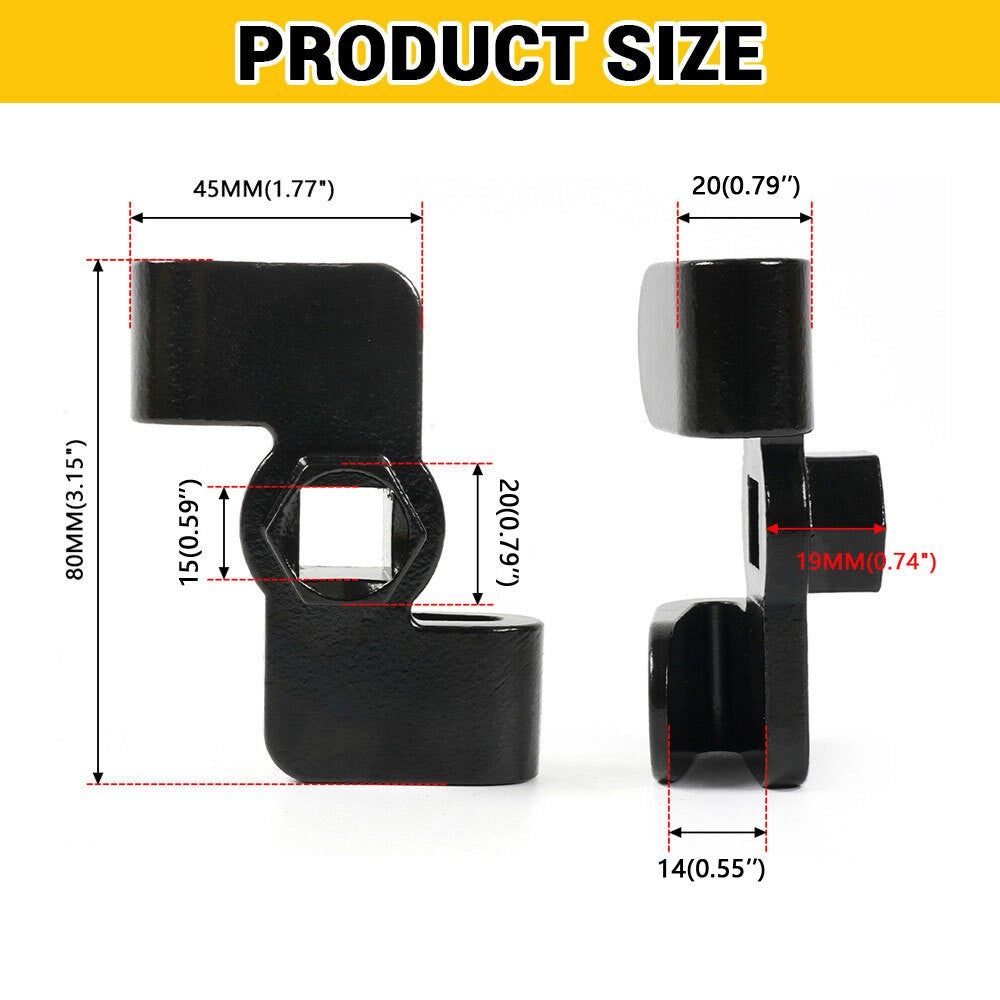 Universal 1/2 Inch Wrench Extender Wrench Extension Tool for Drive Breaker Bars