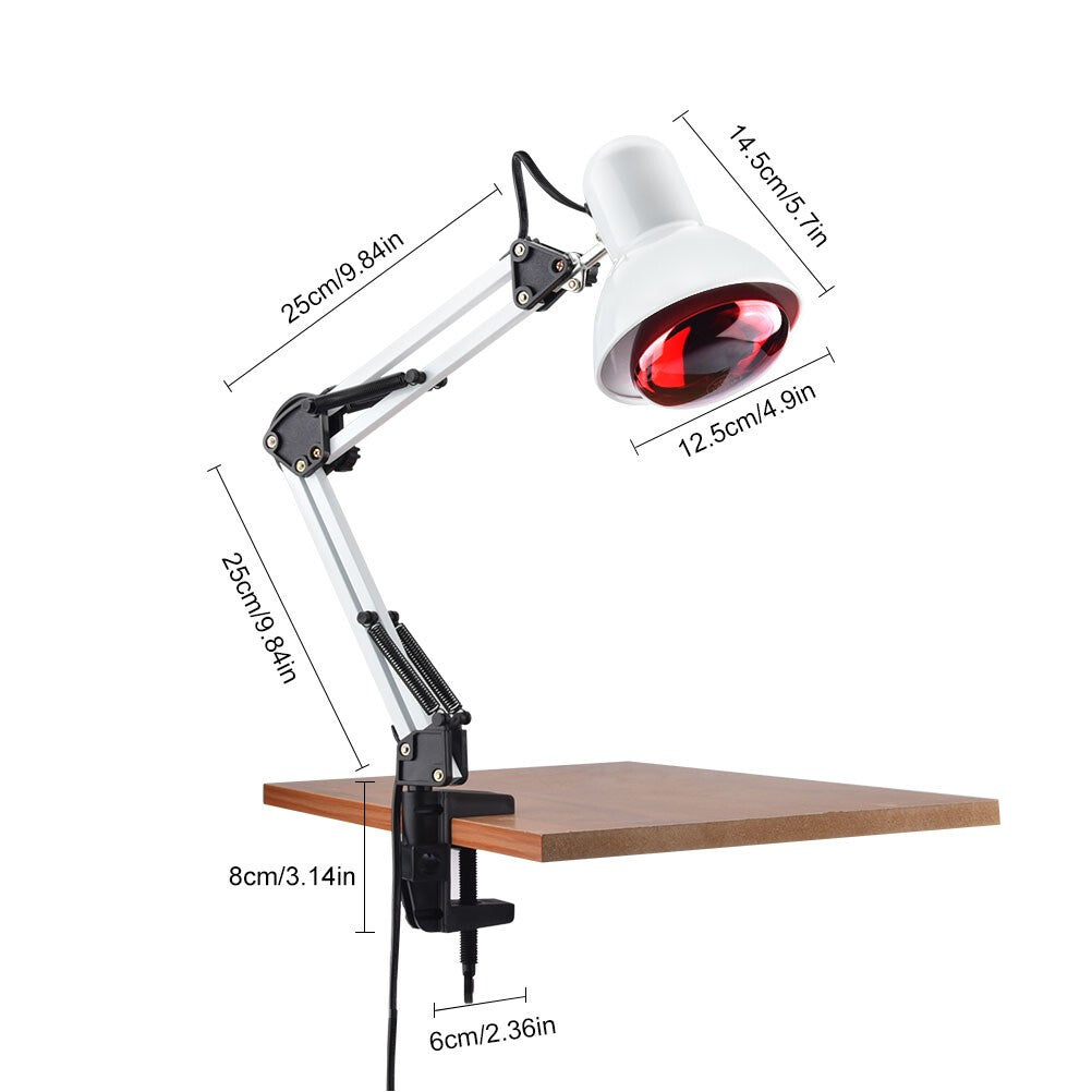 Far Infrared Heat Lamp Mineral Therapy Lamp Pain Relief Heating Device
