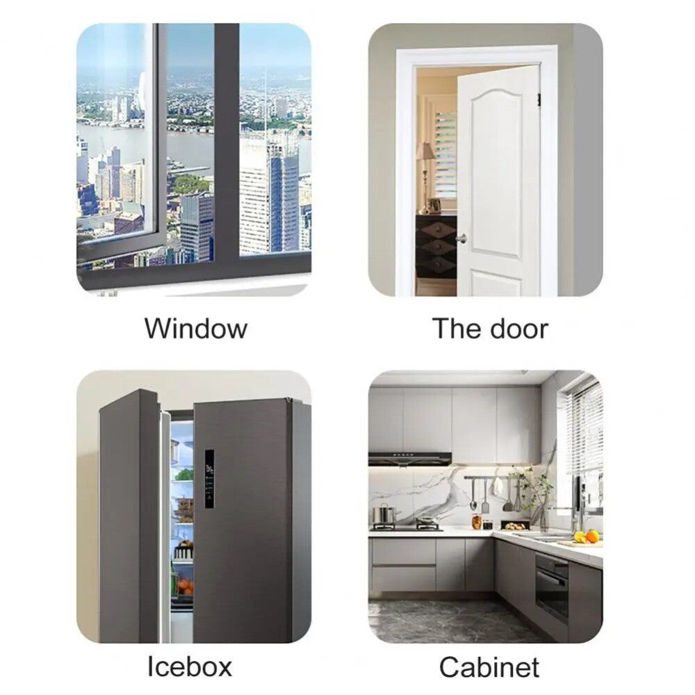 Adjustable Window Security Lock Self Adhesive No Drilling Window Restrictor