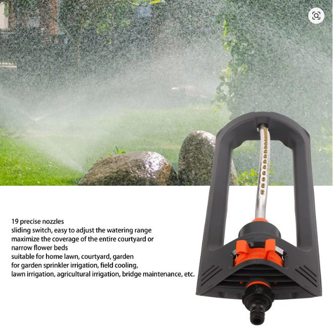 Oscillating Garden Lawn Sprinkler19 Hole 4 Mode Compatible Water for Garden Lawn