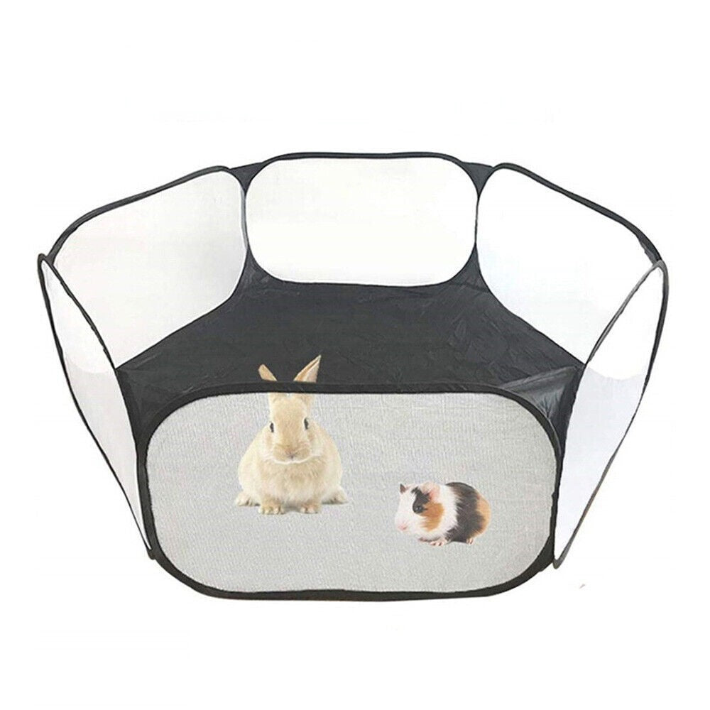 Folding Pet Cat Playpen Rabbit Hamster Indoor Outdoor Guinea Pig Run Portable UK