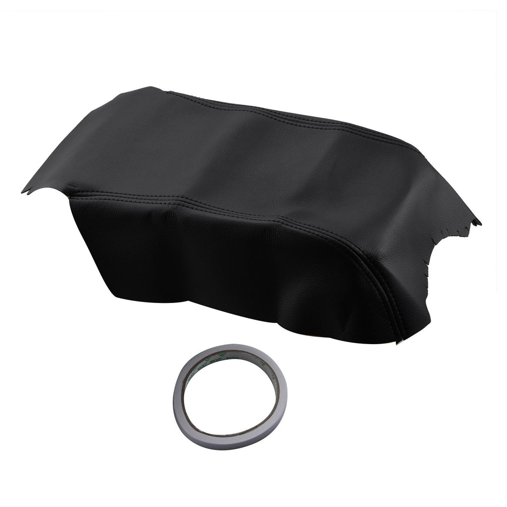 Console Armrest Protective Cover for Land Rover LR3 LR4 2005-2016 Black Leather