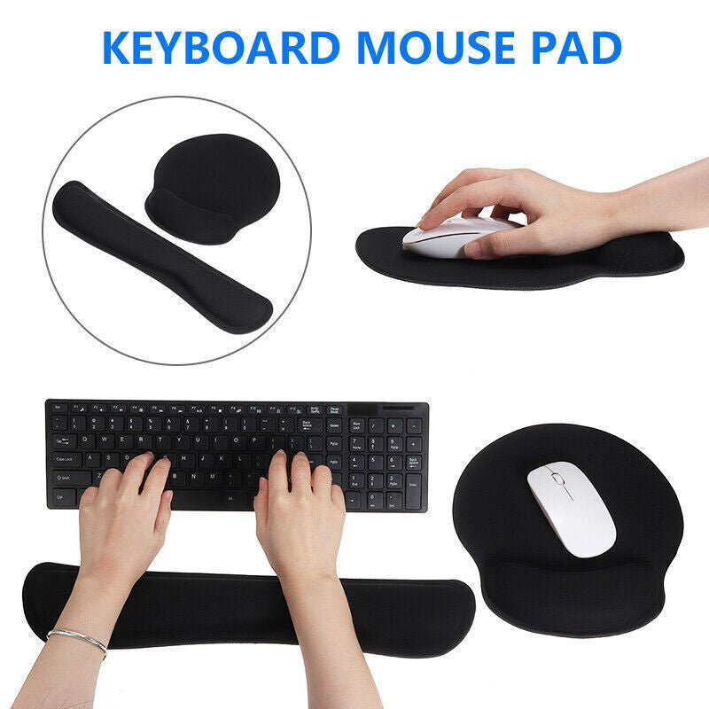 Mouse Pad Set Keyboard Wrist Rest Wrist Mat Ergonomic Keyboard Wrist Rest