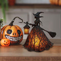 Halloween Witch Lamp Unique Spooky Fun Night Light for Indoor Tabletop Porch