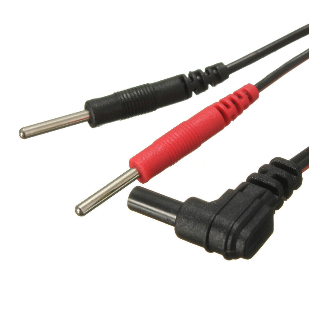 For Tens / Ems Machine Electrode Lead Wires Cables Standard Connection Plug x4