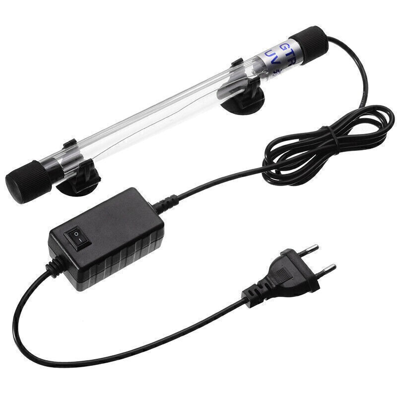 13W Submersible UV Steriliser Light Aquarium Fish Tank Pond Water Clean Lamp