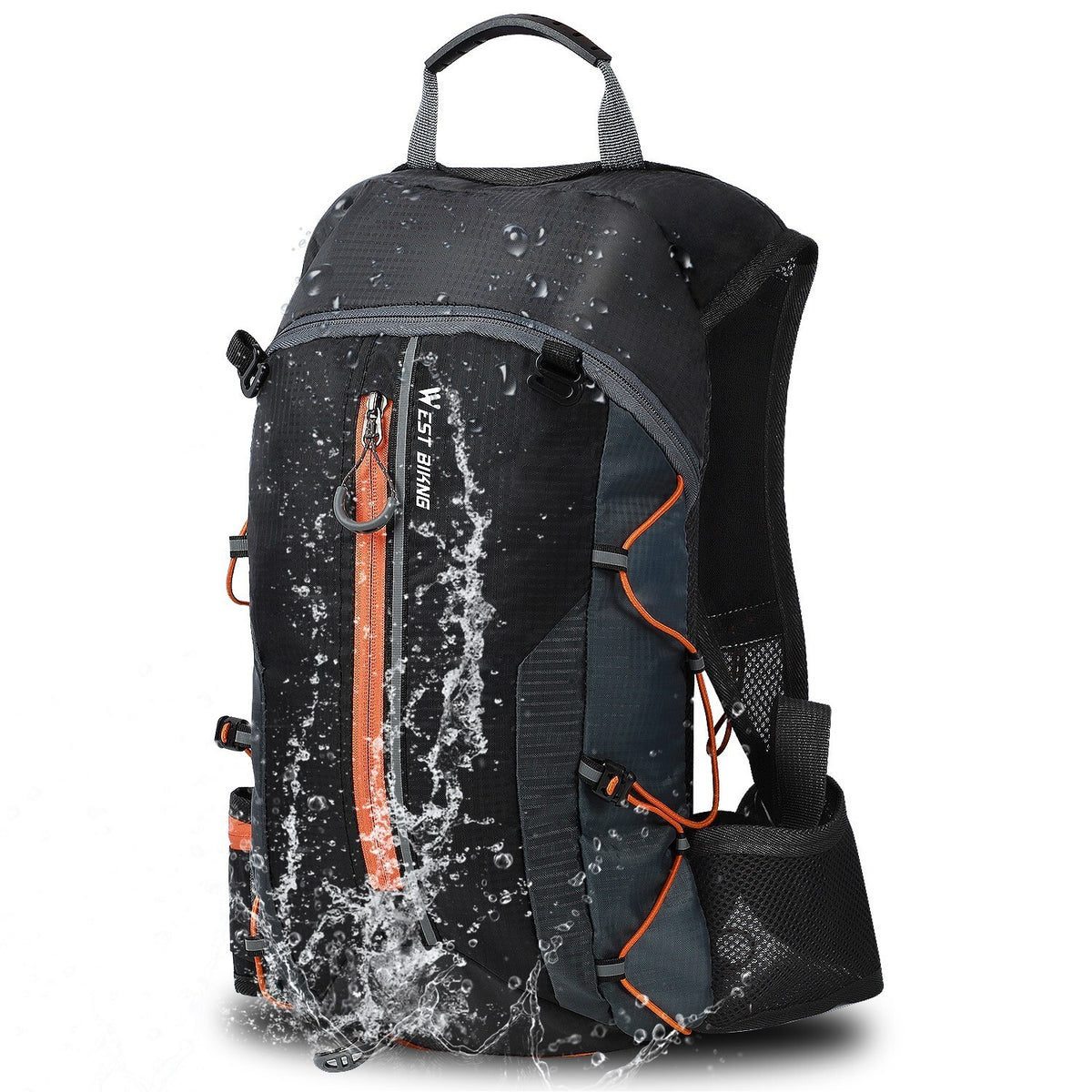 WEST BIKING Waterproof Folding Backpack Cycling Hiking Sports Bicycle Bag 10L