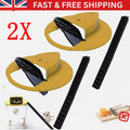 2X Mouse Trap Flip Slide Bucket Lid Mouse Rat Trap + Ladder Catch Trap Reusable
