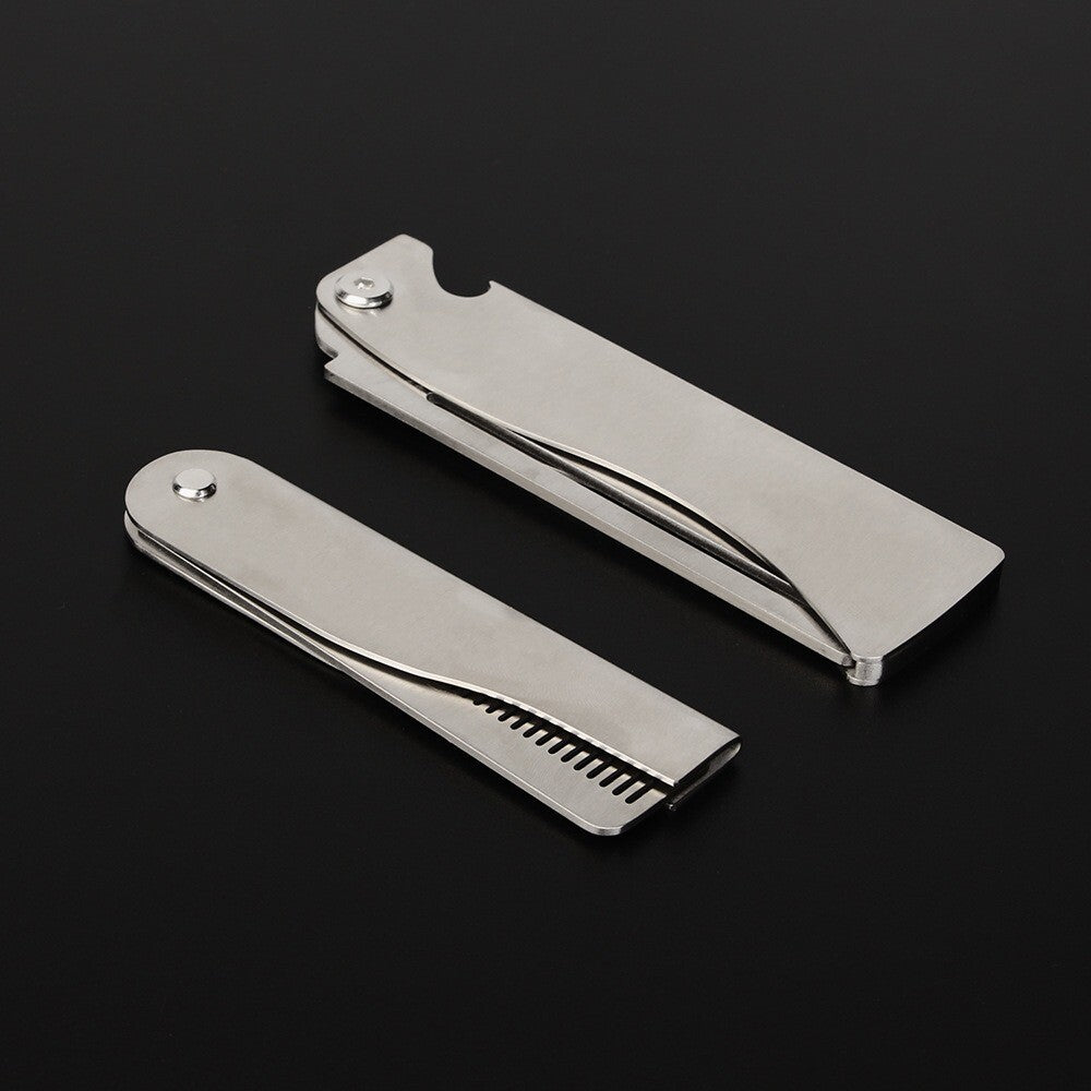 Portable Steel Combs Hair Styling Comb Pocket Comb Folding Pocket Beard Combs