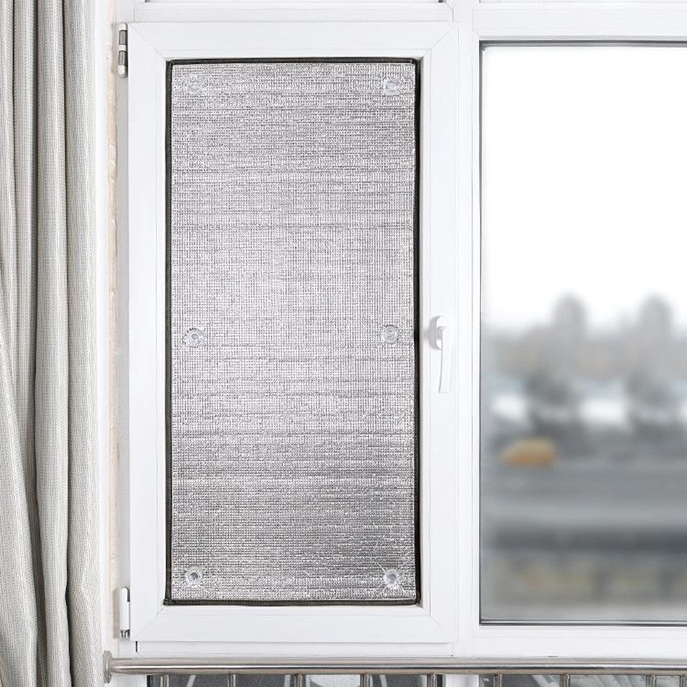 Heat Insulation Aluminum Foil Window Film with Suction Cup for Easy Installation