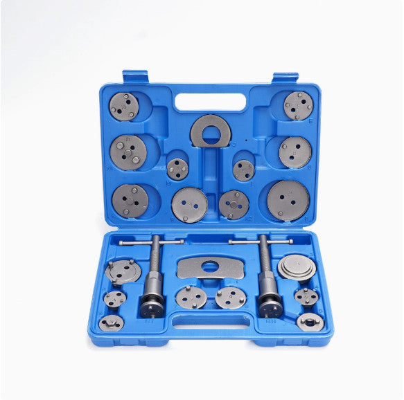 UNIVERSAL NEW BRAKE CALIPER PISTON REWIND WIND BACK TOOL KIT 22 PIECES SET