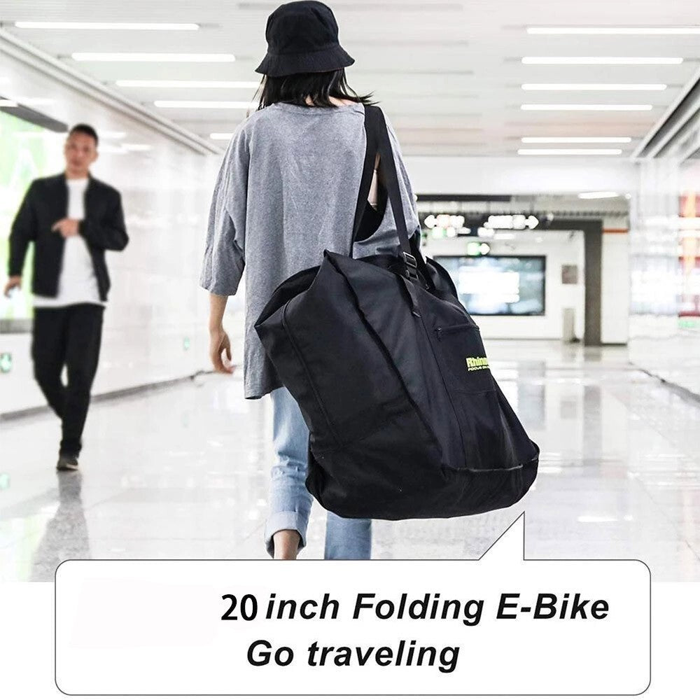 20'' Folding Bike Carrier Bicycle Transport Storage Bag Case Dust Cover UK