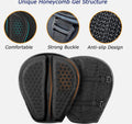 Motorcycle Gel Seat Pad Breathable Comfortable Motorbike Seat Pad for Long Rides