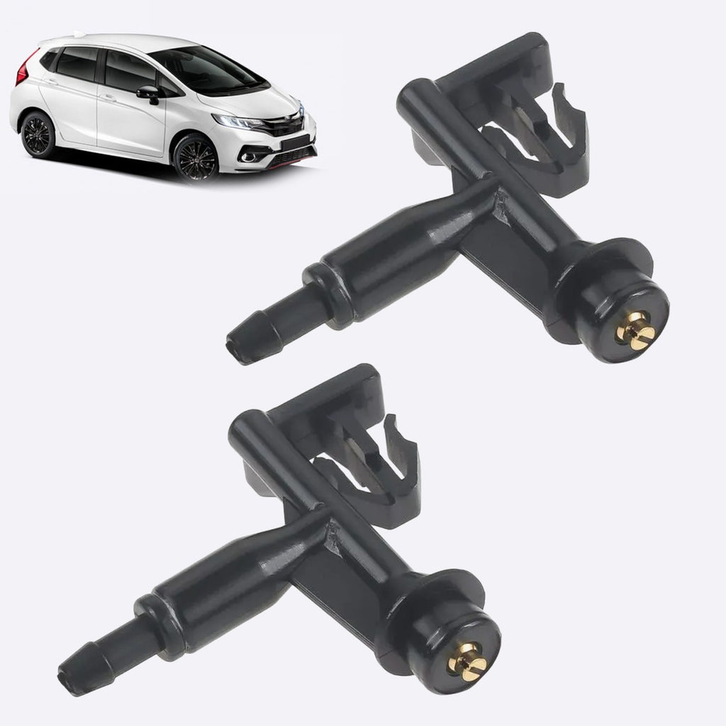 2x For 15-19 Honda Fit Jazz Front Windshield Wiper Washer Jet Nozzle 76810T5A003
