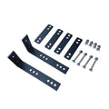 Car Awning Mounting Hardware Bracket Kit , Black with L & i Shape Brackets