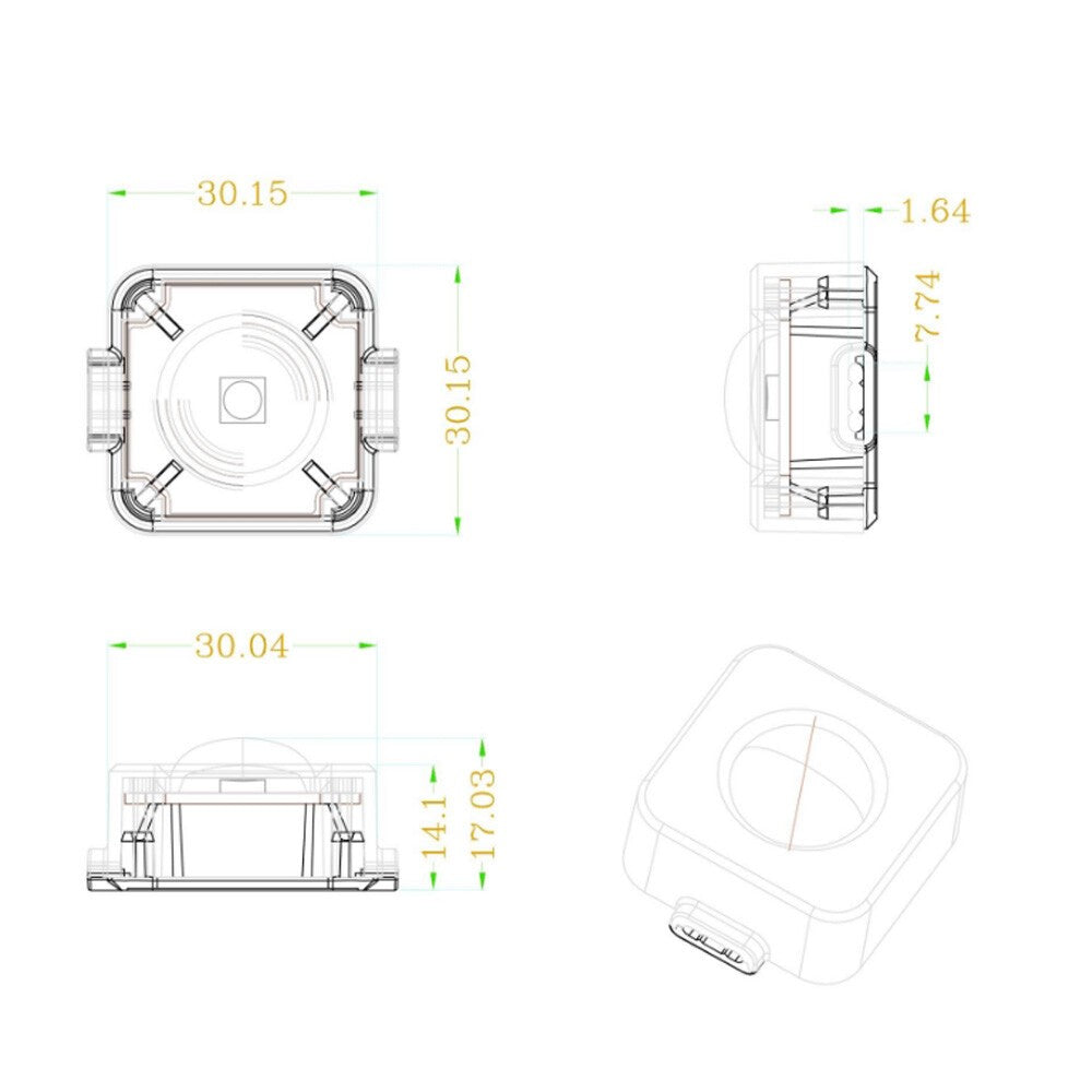 Permanent Outdoor Eaves Lights Smart RGBIC App Remote LED DIY Scene Modes lamp