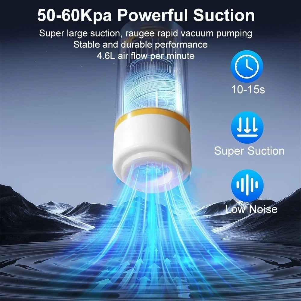Electric Vacuum Air Pump Portable Space Saver For Clothing Vacuum Storage Bags
