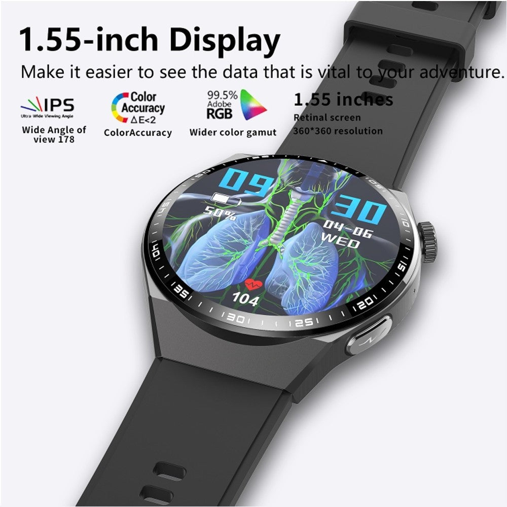 New Model Elderly Health Smart Watch Fall Detection Blood Pressure Heart Rate