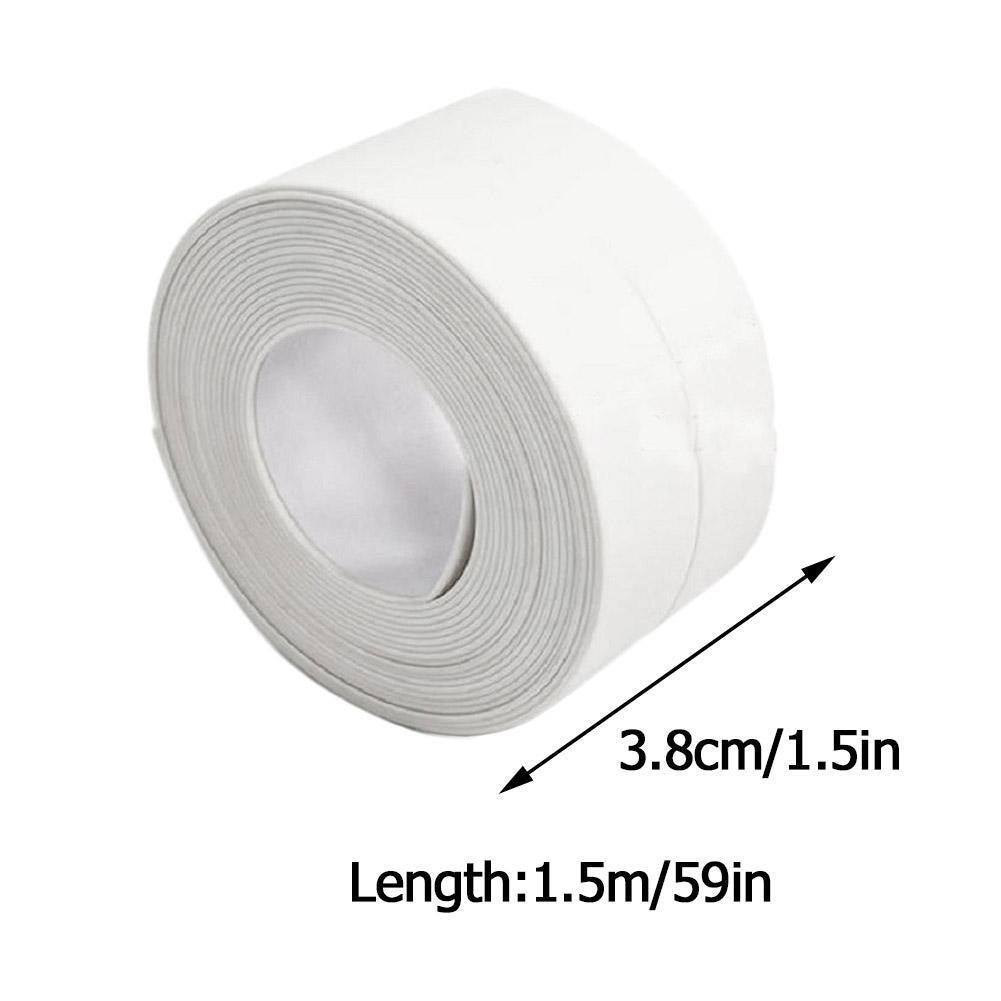 Bath Kitchen Caulk Tape Sealant Strip PVC Self Adhesive  Toilet-Wall