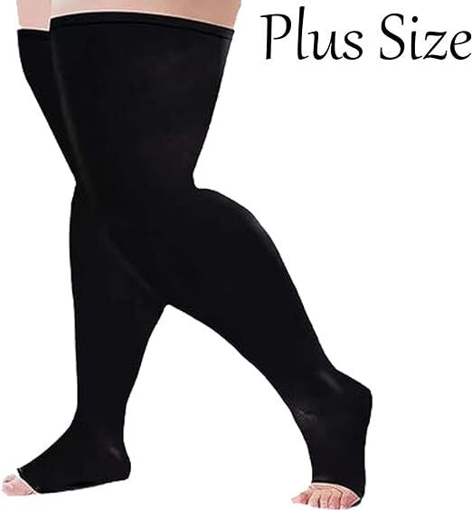 Plus Size Compression Socks,Plus Size Thigh High Compression Socks