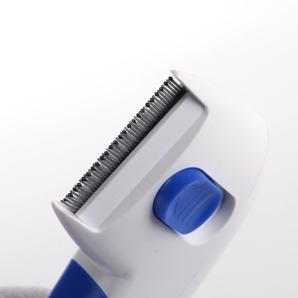 Electric Flea Zapper Comb Effective Pets Kills Flea Tool Dog Cat Lice Remover
