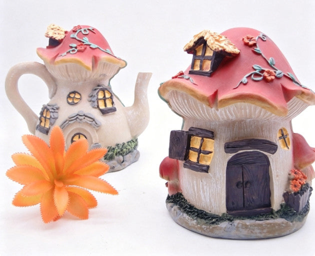 Fairy Tale Mushroom House Micro Landscape Ornaments