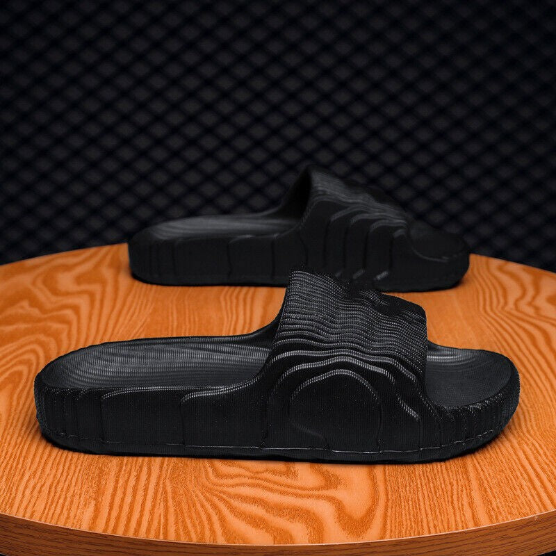 Unisex Summer Sandals Beach Slippers Slip-on Slides Pool Flip Flops Soft Sole UK