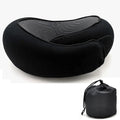 Travel Neck Pillow Memory Foam U-Shape Snail Support | Portable Adjustable Soft