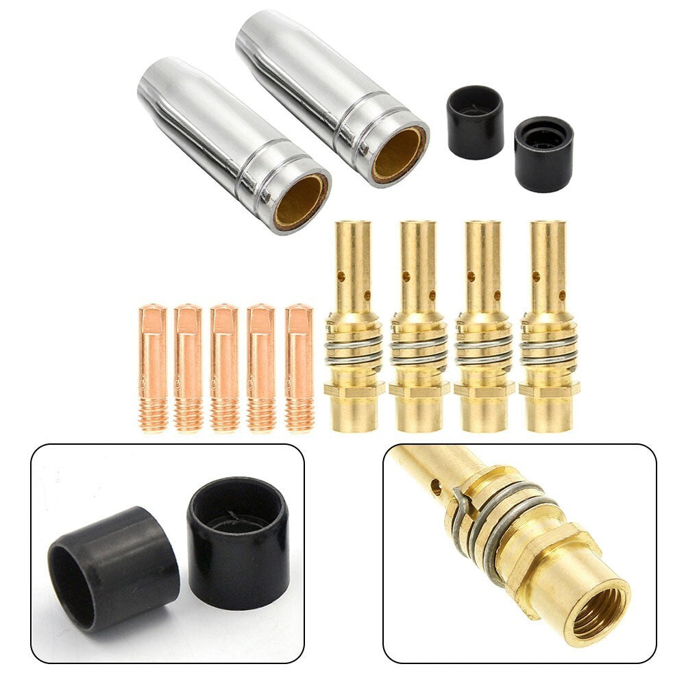 Sealeys Supermig Compatible 13Pcs Welding Torch 0 030 Nozzle Tip MIG Welder Set