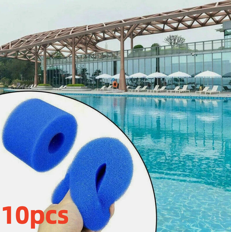 10Pcs Sponge for Intex Pure Spa Reusable Washable Foam Hot Tub Filter Cartridg