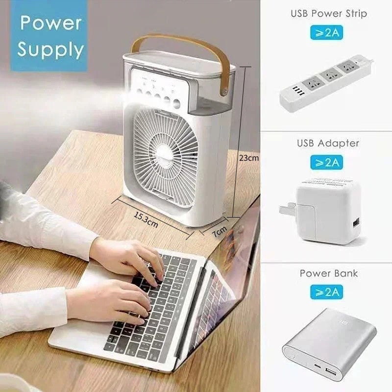 Portable Air Cooler Fan Evaporative  Ice Cold Cooling Air Conditioner Humidifier