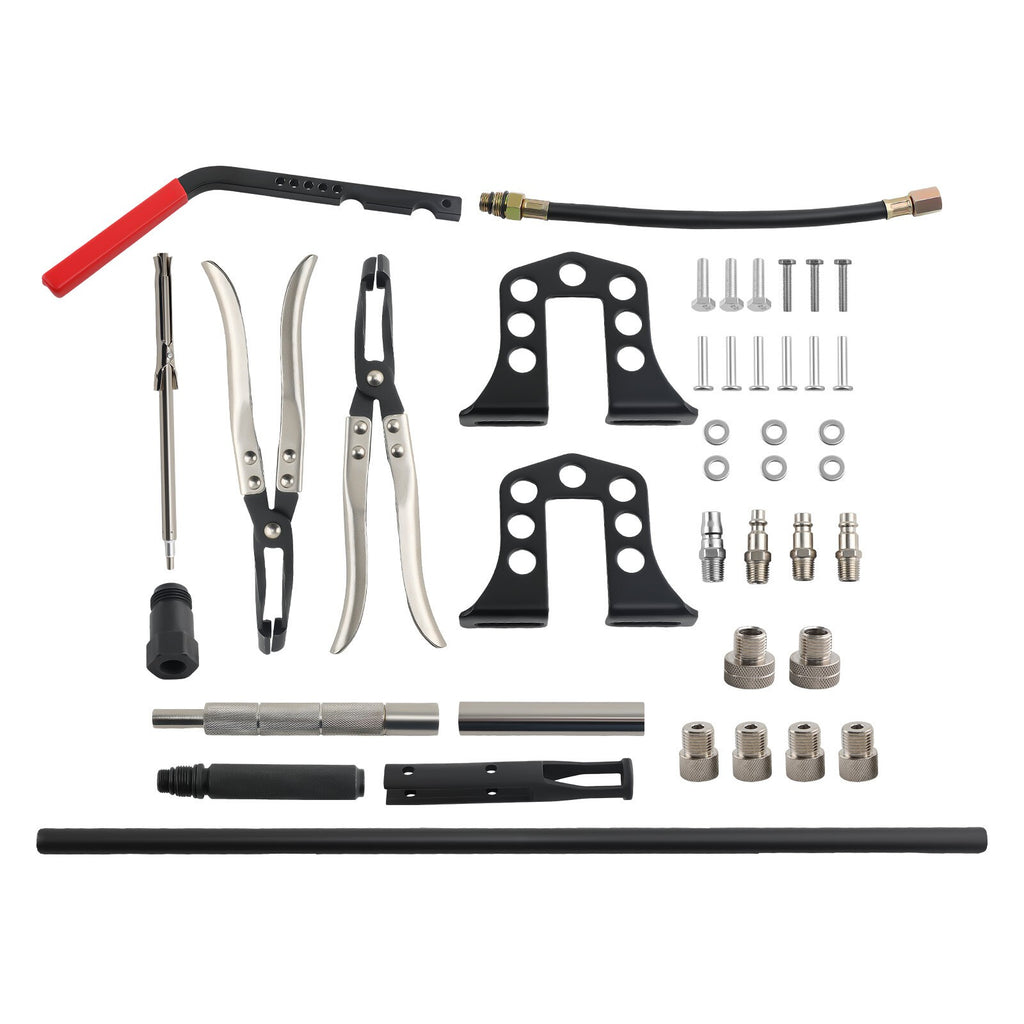 39pcs Cylinder Head Service Tool Set Valve Spring Compressor Removal Installer
