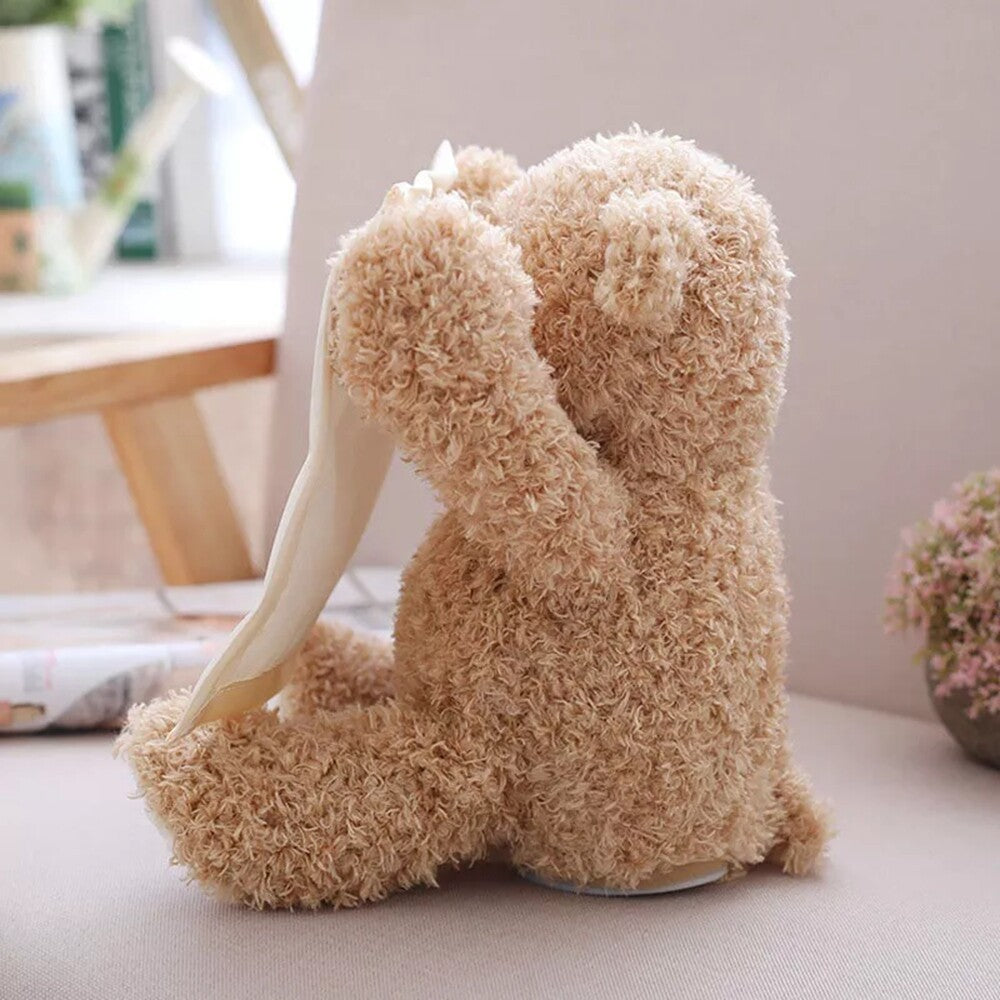 Peek-A-Boo Teddy Bear Plush Interactive Soft Toy Doll Kids Adults Birthday Gift