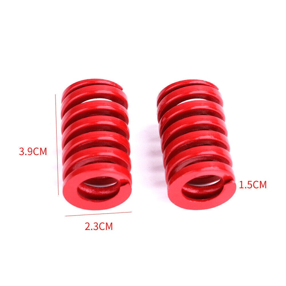 2X High Quality OD The Springs For Rear Tailgate Trunk Metal Red Strut new