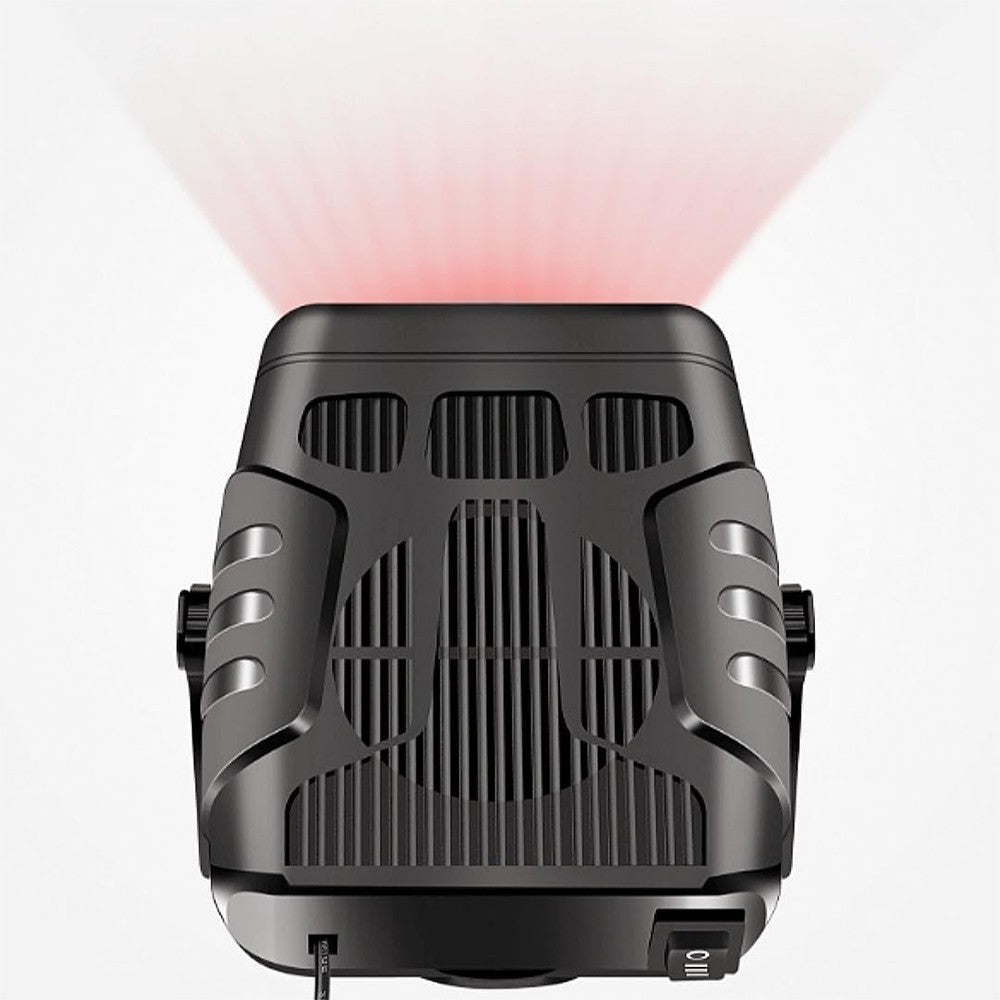 200W Electric Car Heater 12/24V Heating Fan Defogger Defroster Demister Portable