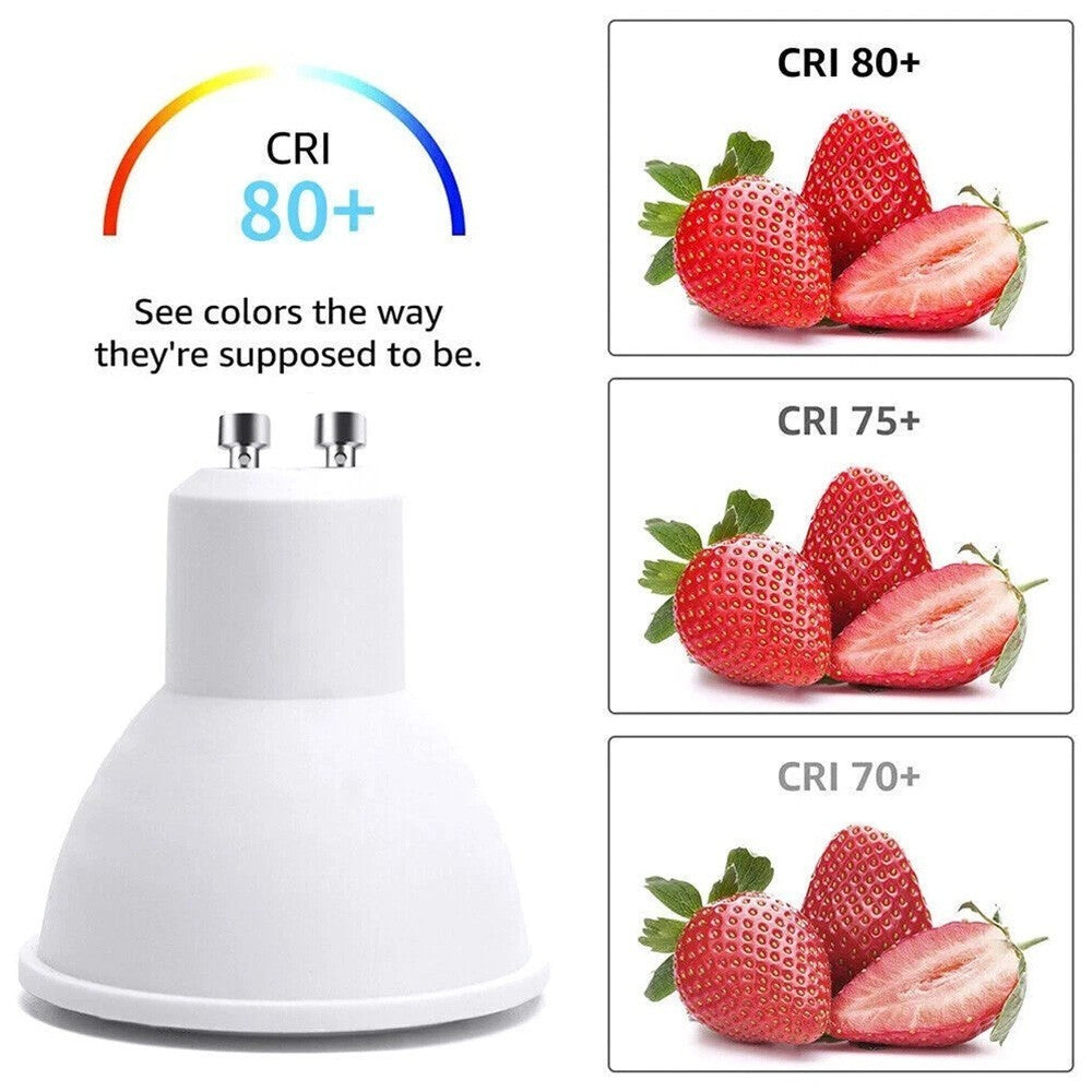 5/10PCS GU10 5W 220V LED Bulbs Lamps Cool Warm White Down Light Energy Saving