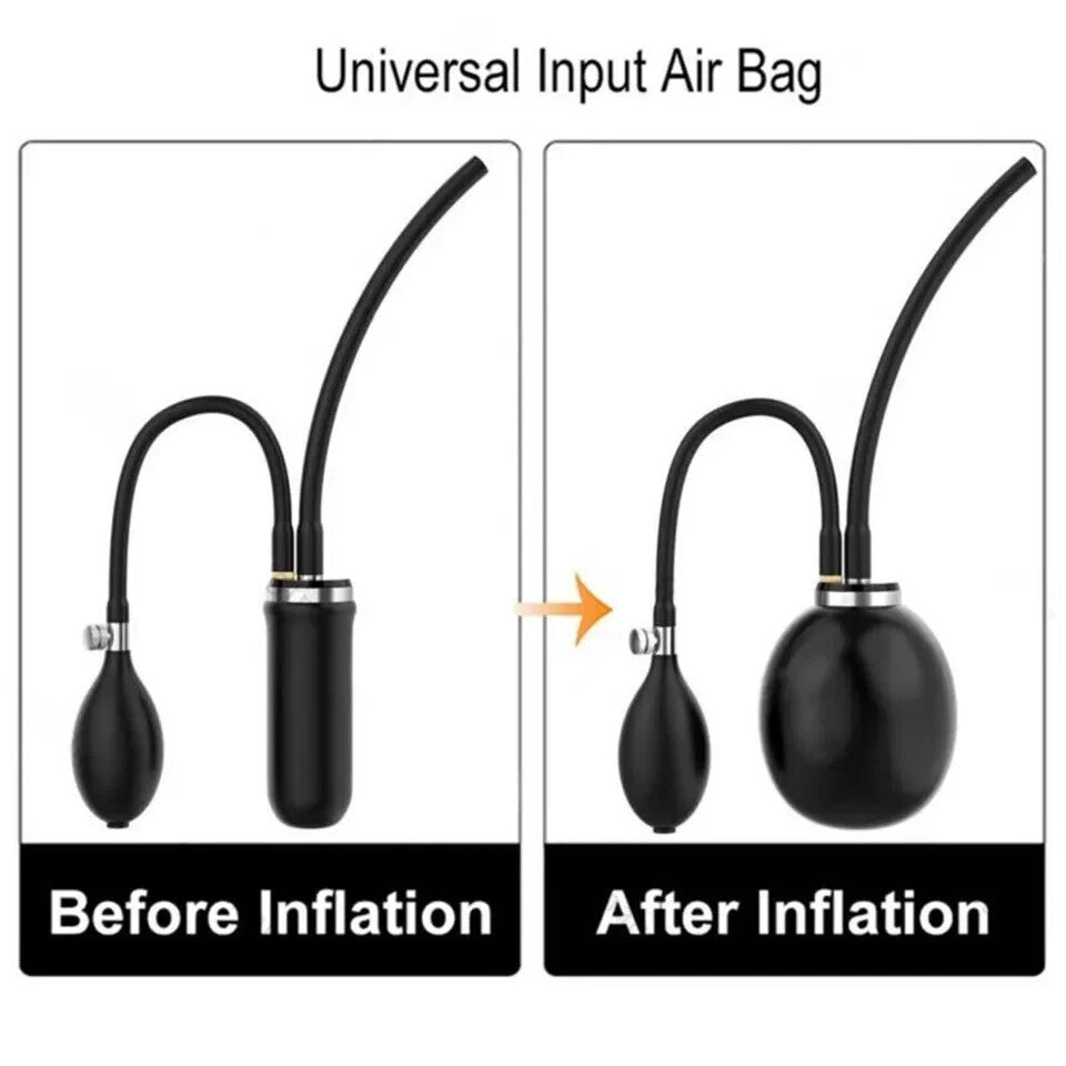 Universal Intake Adapter Inflatable Bladder For Car Smoke Leak Detector Machine