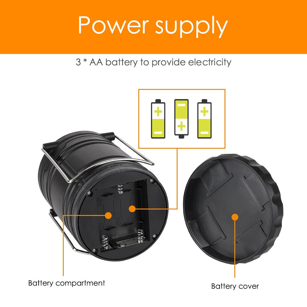 Bright Collapsible 30 LED Camping Lanterns Lights for Hiking Emergency Light