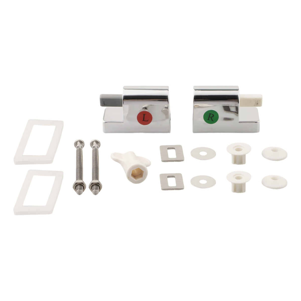 Toilet Seat Replacement Hinges with Soft Close Mechanism for Easy Install