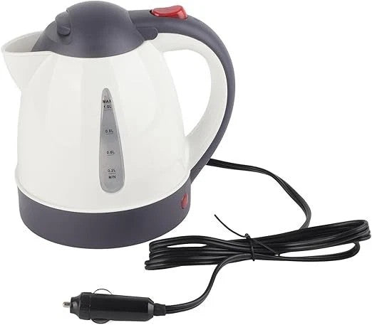 12V ELECTRIC CAR KETTLE TRAVEL CAMPING CARAVAN BOILING WATER SOCKET TEA COFFEE
