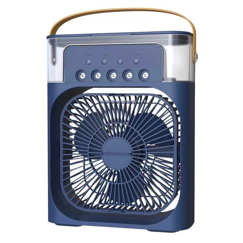 3-in-1 Portable Air Cooler Fan Humidifier LED NightLight Mini AC USB Home Office
