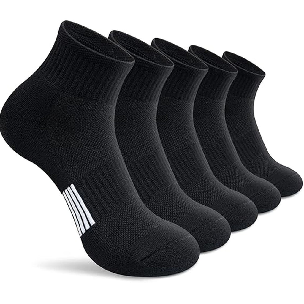 Mens Womens Cotton Trainer Socks Ankle Quarter Crew Sports Casual Sock Lot