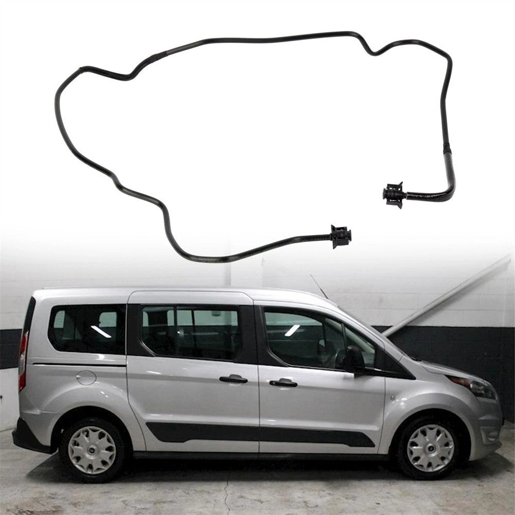 Heavy Duty Coolant Overflow Hose for Ford Focus 2015 1.0T MK2 MK3 Black
