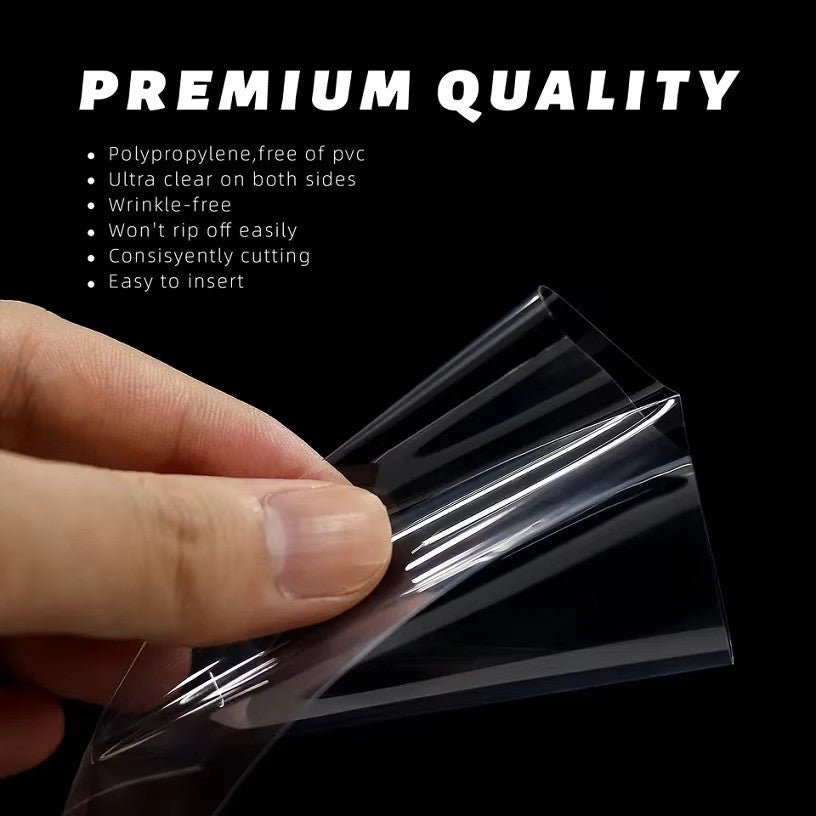 (1000)Sleeves Clear Protective Card Sleeves Protect you Pokemon/MTG Trading Card