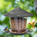 Hanging Spinning Squirrel Proof Wild Bird Feeder Portable Seed Feeder Garden UK